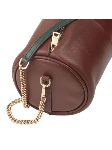 DuDu Abigail Umhängetasche Leder 19.5 cm in chocolate