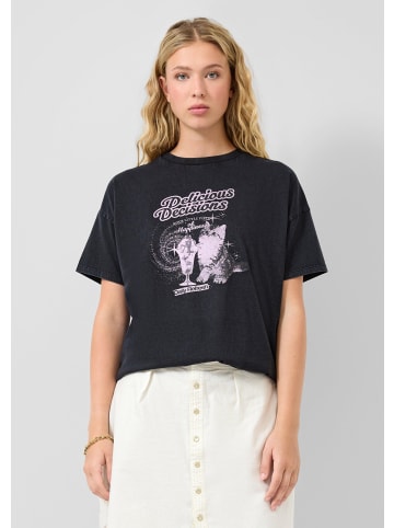 QS T-Shirt in 99D0_schwarz