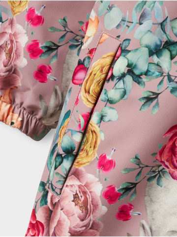 name it Schneeanzug NMFSNOW10 SUIT AOP FO in woodrose