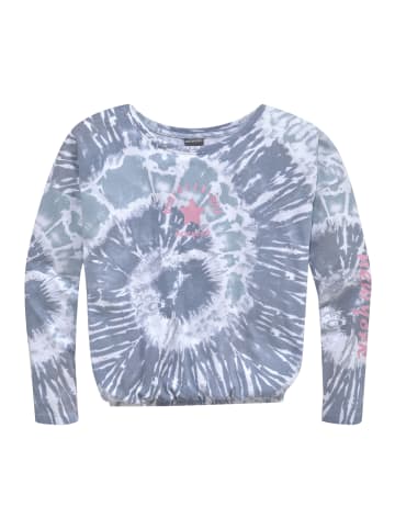 Kidsworld Fledermausshirt in blau-batik