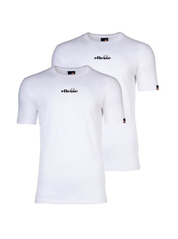 ellesse T-Shirt 2er Pack in Weiß