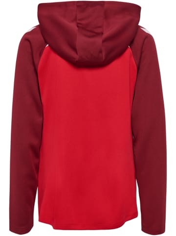 Hummel Reißverschluss Jacke Daumenlöcher Hmllead Kinder in TRUE RED/MAROON