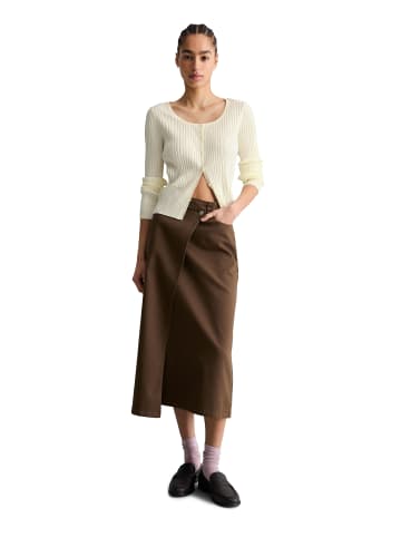 Marc O'Polo DENIM Rippstrick-Cardigan slim in Creamy White