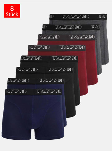 Tazzio Tazzio Herren Boxershorts 8er Pack BS1000 (Mix Farben, S)