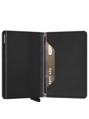 Secrid Yard Slimwallet - Geldbörse 6cc 10.2 cm RFID in Black-Powder Black