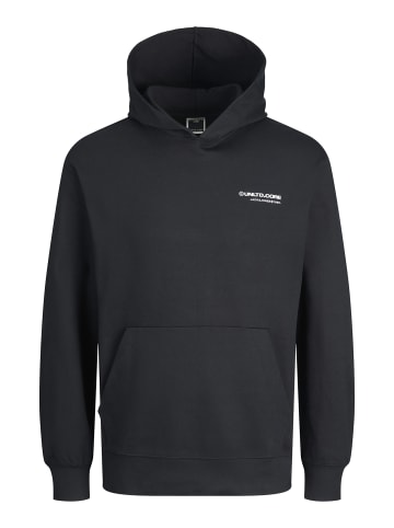 Jack & Jones Hoodie 'Aero Print' in schwarz