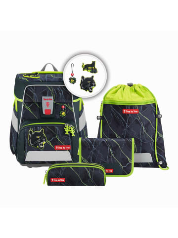 Step by Step Step by Step SPACE Schulranzen-Set "Danger Cat Chiko", 5-teilig