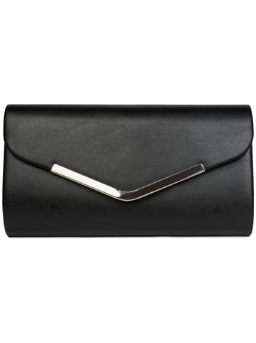 styleBREAKER Clutch Handtasche in Schwarz