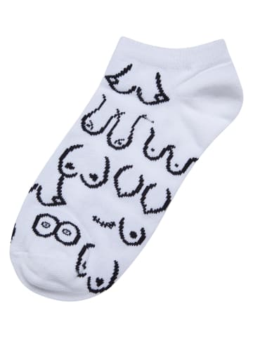 Urban Classics Socken in white/black