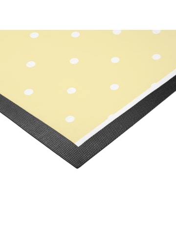 Mr. & Mrs. Panda Sauberlaufmatte Beste Freunde Zitrone ohne Spruch in Gelb Pastell