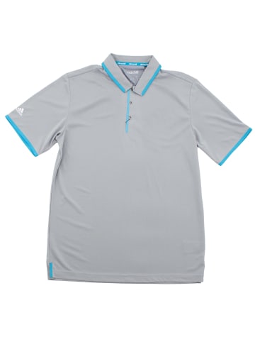 adidas Shirt Golf Climachill Bonded Solid Polo in Grau 2XL