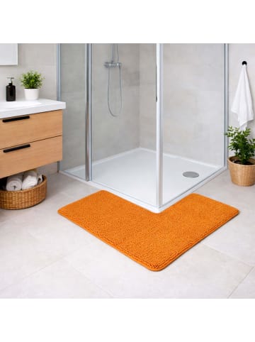 WohnDirect Eckbadematte PARIS in Orange