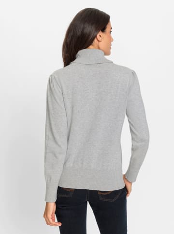 WITT WEIDEN Pullover in hellgrau-meliert