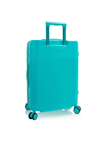 Heys HiLite 4 Rollen Trolley M 63.5 cm mit Dehnfalte aqua breeze