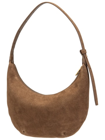 LIEBESKIND BERLIN Handtasche Ryker Hobo XS Hydro Suede in Safari
