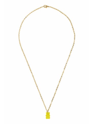 Gemshine Kette mit Anhänger Gummibär GELB in gold coloured