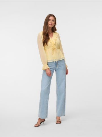 Vero Moda Plissiertes Top in Flan