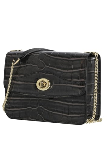 Seidenfelt Tuuli Small - Umhängetasche 17 cm (sand/gold) in antracite/gold