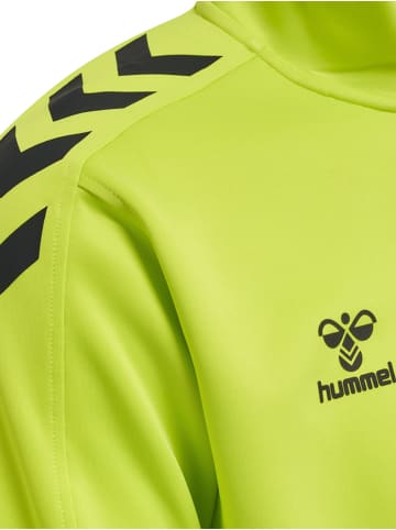 Hummel Hummel Zip Sweatshirt Hmlcore Multisport Erwachsene Atmungsaktiv Schnelltrocknend in LIME POPSICLE