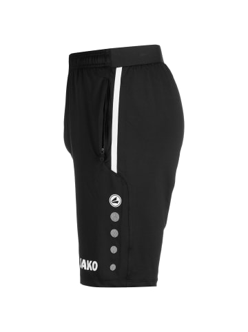 Jako Trainingsshorts Allround in schwarz / weiß