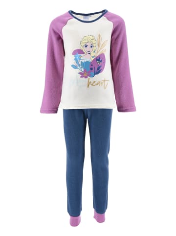 Disney Frozen 2tlg. Outfit: Schlafanzug Elsa Polar Fleece in Lila