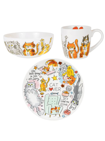 Blond Amsterdam Geschirrset Cat Lover in Bunt