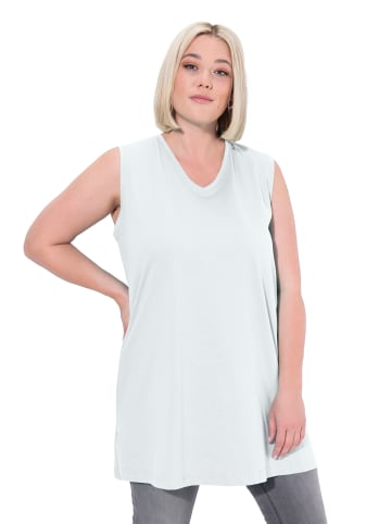 Ulla Popken Strick-Top in schneeweiß