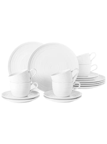 Seltmann Weiden 18er Set Kaffeeservice Terra Uni in weiß