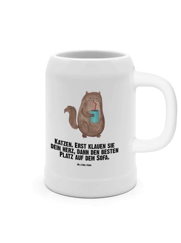 Mr. & Mrs. Panda Seidel Katze Dose mit Spruch in Weiß