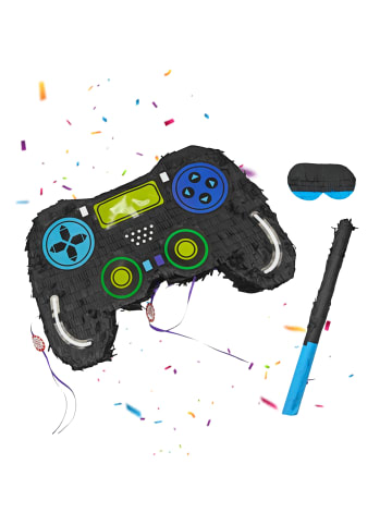 relaxdays 3-tlg. Pinata Set "Gamer" in Bunt