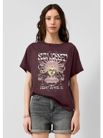QS T-Shirt in 49D0_bordeaux