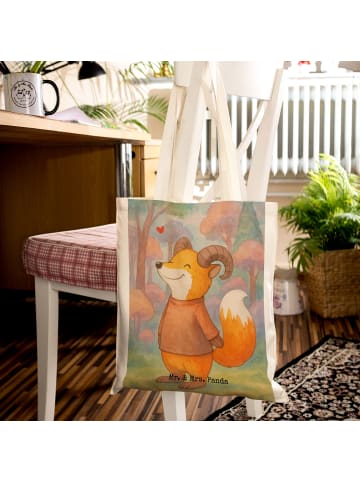 Mr. & Mrs. Panda Schultasche Widder Astologie Design ohne Spruch in Weiß