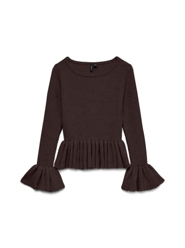 Vero Moda Strickpullover in Chocolate Torte
