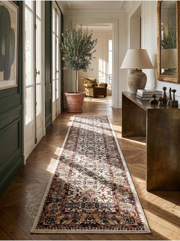 KADIMA DESIGN Teppich Kurzflor Strapazierfähig GLAZERT Berber Wohnzimmer in Multicolor-Rosa