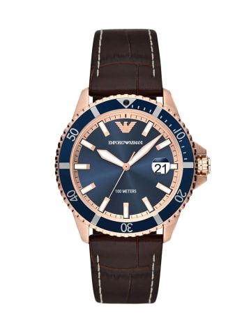 Armani Analoguhr für Herren in blau