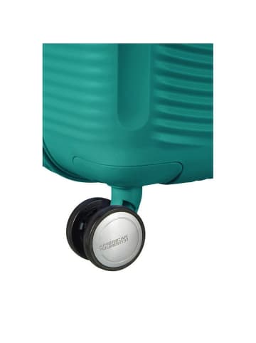 American Tourister Soundbox - 4-Rollen-Kabinentrolley 55 cm erw. (gelb) in sun kissed coral