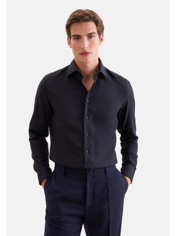 Seidensticker Business Hemd Slim in Schwarz