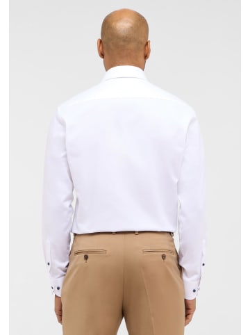 Eterna Hemd Dobbydesign Langarm in Weiß