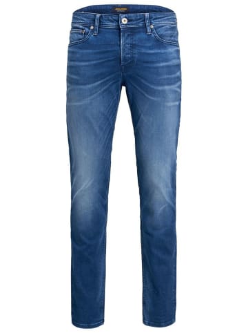 Jack & Jones Jeans TIM Straight Legs Flat Front TIM ORIGINAL in Blau