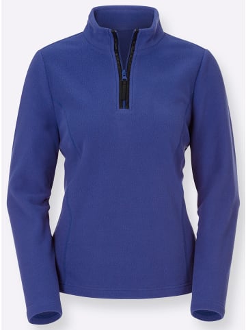 WITT WEIDEN Fleece-Shirt in royalblau