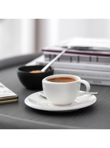 Villeroy & Boch Espressoobertasse 6 Stk NewMoon in weiß