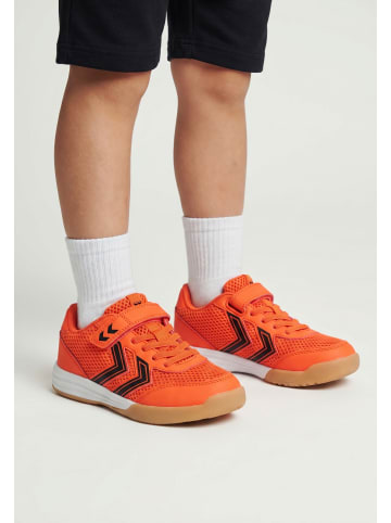Hummel Klettverschluss Hallenschuh Multiplay Flex Innenbereich Kinder in NASTURTIUM