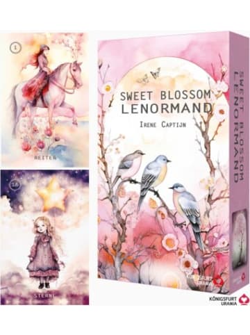 Königsfurt-Urania Verlag Buch - Sweet Blossom Lenormand (Deutsch) 36 Karten plus 2 zusätzliche Kart