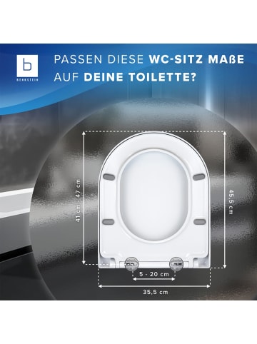 Benkstein WC-Sitz D-Form  Weiß