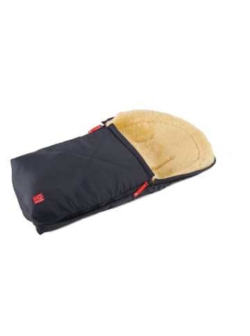 Kaiser Naturfellprodukte Lammfell-Babyschalenfußsack Emma navy