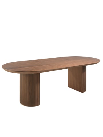 Angel Cerdá Esstisch 1104 in Walnuss – Ø240 x (H)75 cm