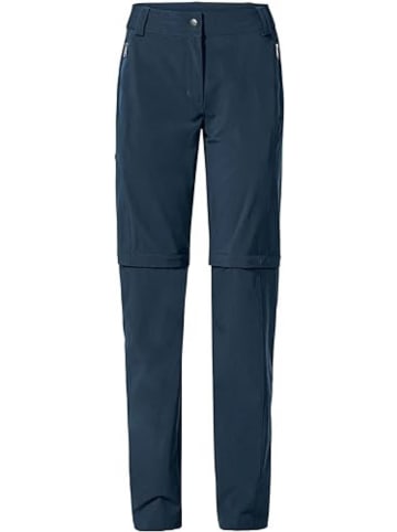 Vaude Zip-Off Funktions-Wanderhose Wo Farley Stretch ZO T-Zip P in Blau