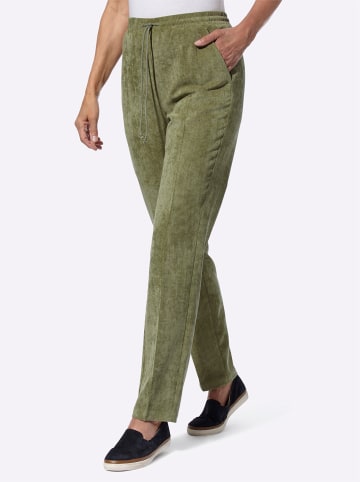 Sieh an! Cord-Hose in oliv