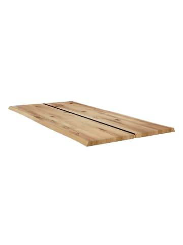 58 aufm Kessel BAUMKANTENTISCH Dannie 10 220x77x100 Massivholztisch Wildeiche geölt