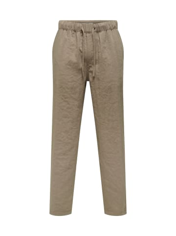 Only&Sons Hose 'Sinus Trake' in braun